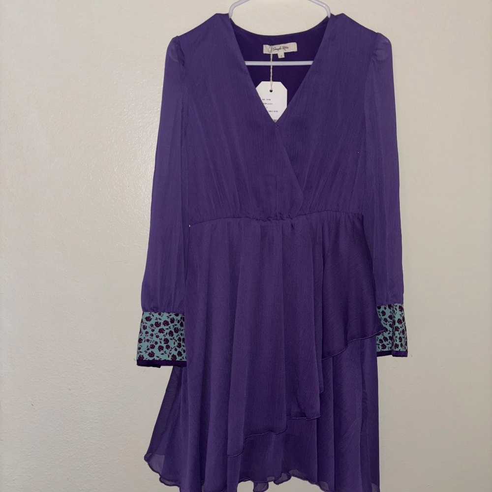 Long sleeve casual dress